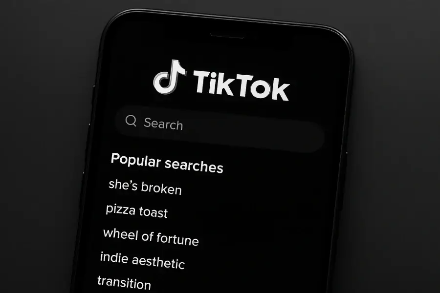 tik tok search