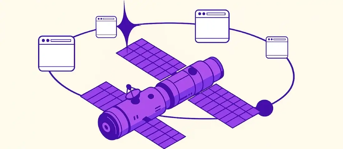 Pages satellites
