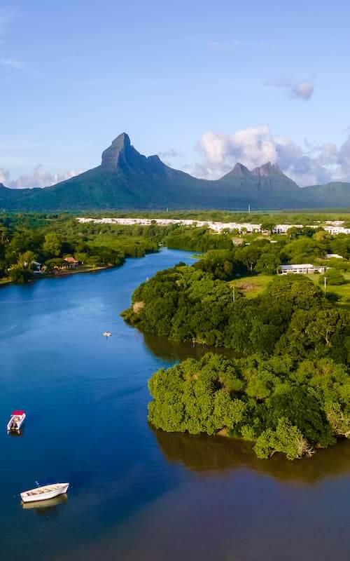 Belle vue de l'Île Maurice