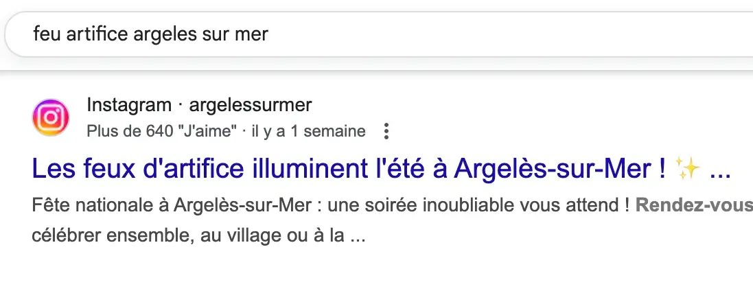 instagram seo référencement indexation