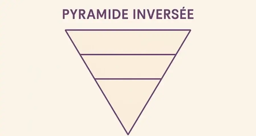 pyramide inversée