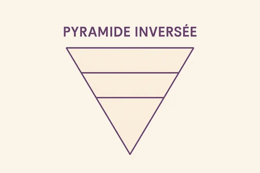 pyramide inversée