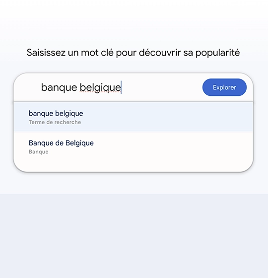 tendance recherche mot-clé belgique