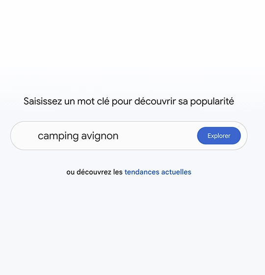 tendance de recherche pour un mot-clé à Avignon