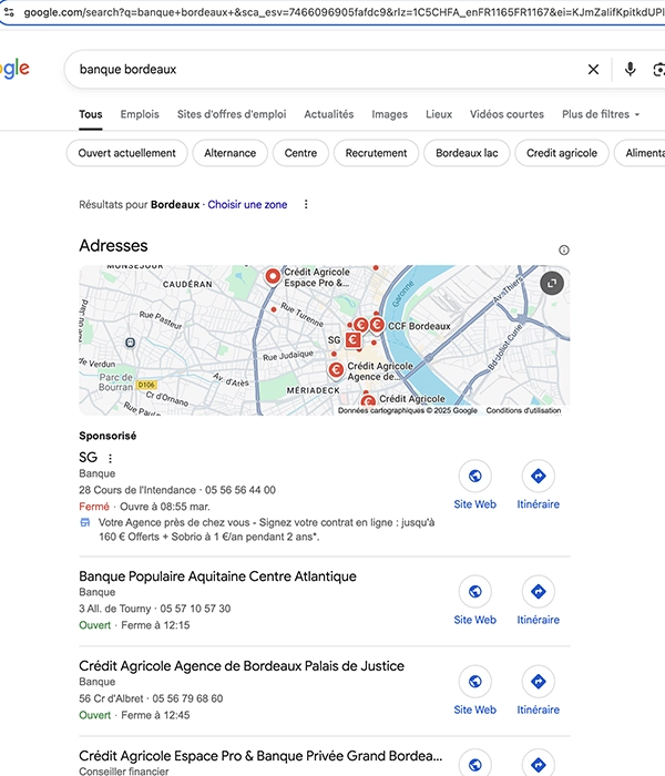 référencement banque assurance