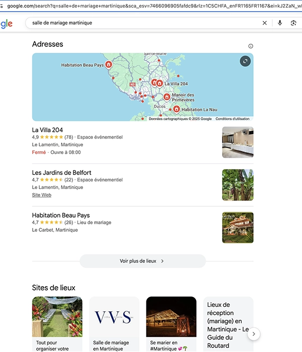 map agence seo mariage