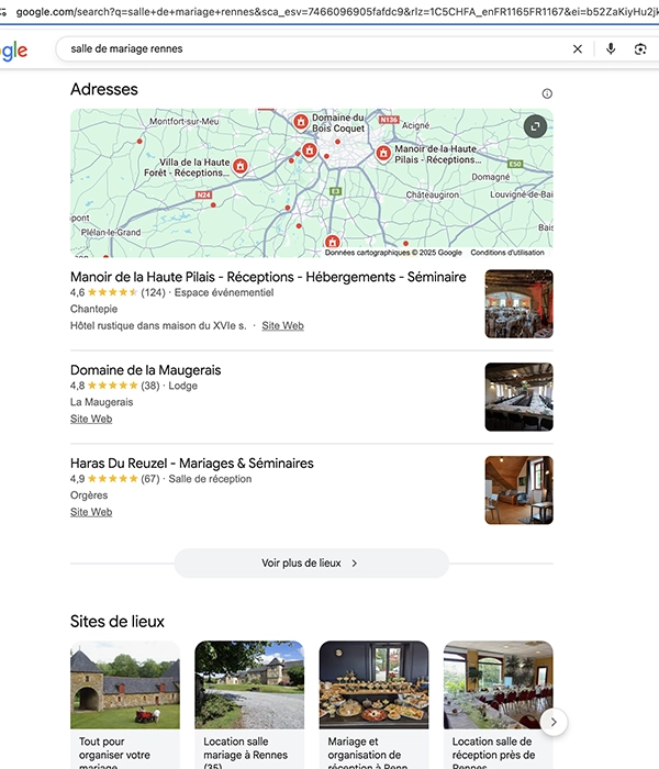 map agence seo Rennes