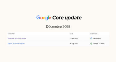 Google Core Update Decembre 2025