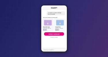 Shopify Agentic Storefronts - Acheter sur ChatGPT - Première Page
